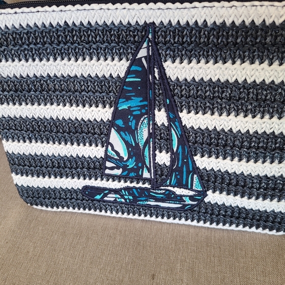 NWT Vera Bradley Straw wristlet, pattern Shore Enough - Picture 5 of 7